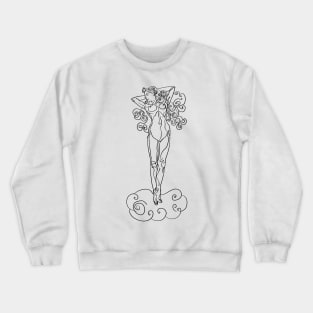 Venus. Artistic nude Drawing, Woman Crewneck Sweatshirt